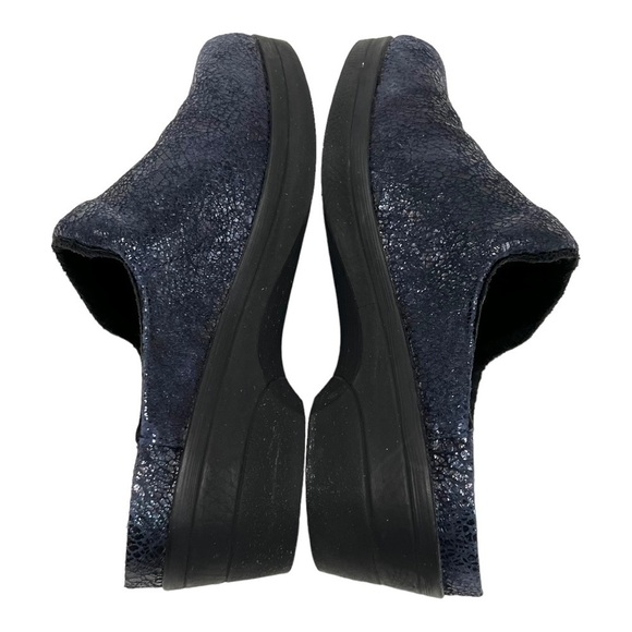 Mephisto Satty Blue Crush Leather Slip On Comfort Clogs Women’s 40 - Picture 9 of 14